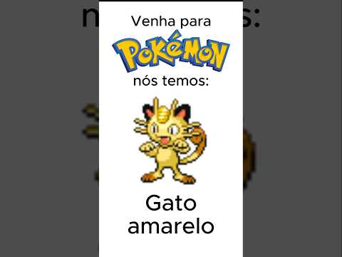 Venha para pokemon nos temos amarelo! #pokemon #amarelo #viral #meme