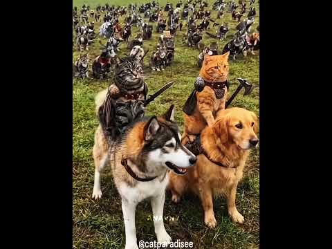 Soldier cats💀 #cats #catshorts #meme