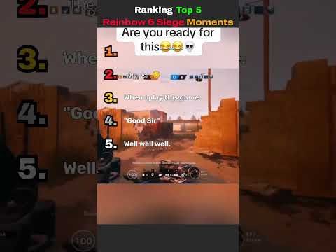 Ranking Top 5 Rainbow Six Siege Funniest Moments 😂