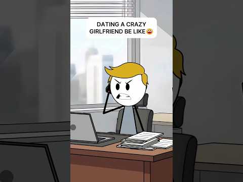 Dating a crazy girlfriend be like 😝 #shorts