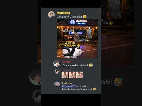 kedatangan geng bocil 😒 | server meme discord #viral